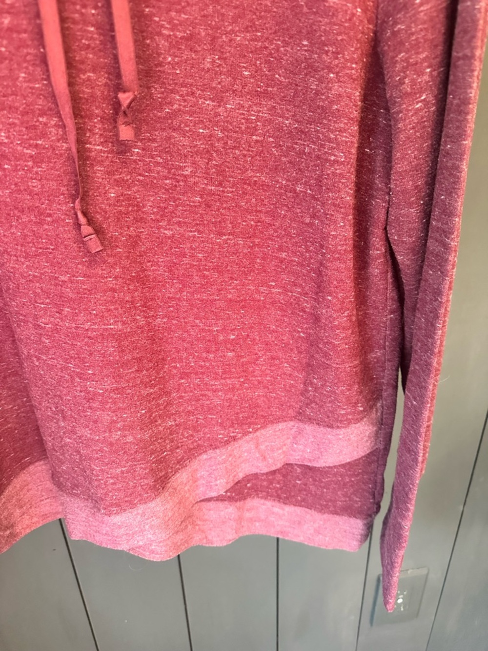 Athletic‎ Works Maroon Hoodie Size XL Cozy Pullover Sweatshirt Athleisure - Picture 4 of 12